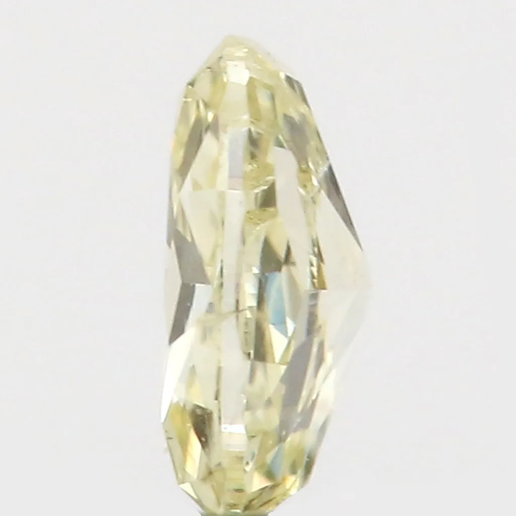 0.17 Ct Natural Loose Diamond Oval Yellow Color SI1 Clarity 4.20 MM L8601