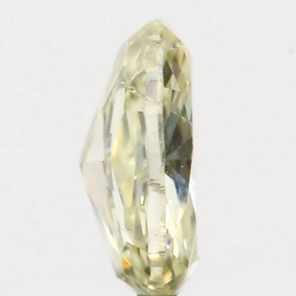 0.17 Ct Natural Loose Diamond Oval Yellow Color SI1 Clarity 4.20 MM L8601