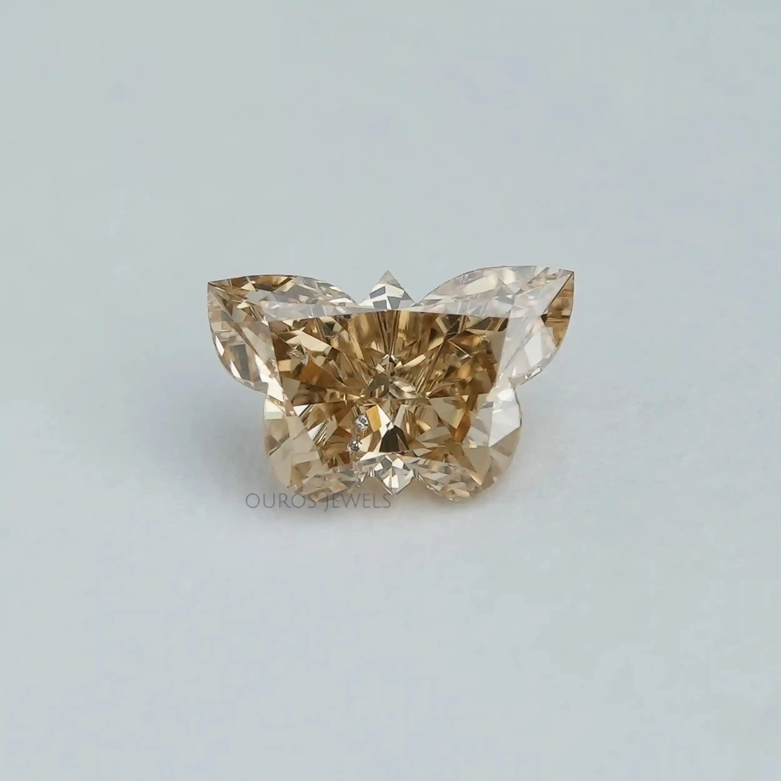 0.40 Carat Fancy Yellow Butterfly Lab Grown Diamond