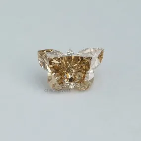 0.40 Carat Fancy Yellow Butterfly Lab Grown Diamond