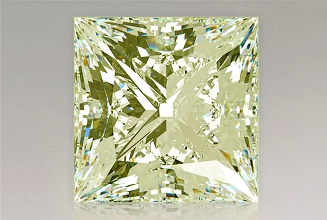 1.03 Carat Princess Yellow Lab Diamond