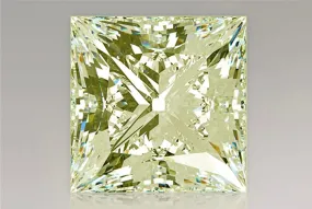 1.03 Carat Princess Yellow Lab Diamond