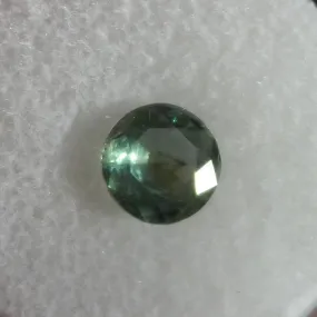 1.48 CTS. GORGEOUS GREEN COLOR DIAMOND ROUND CUT MONTANA SAPPHIRE