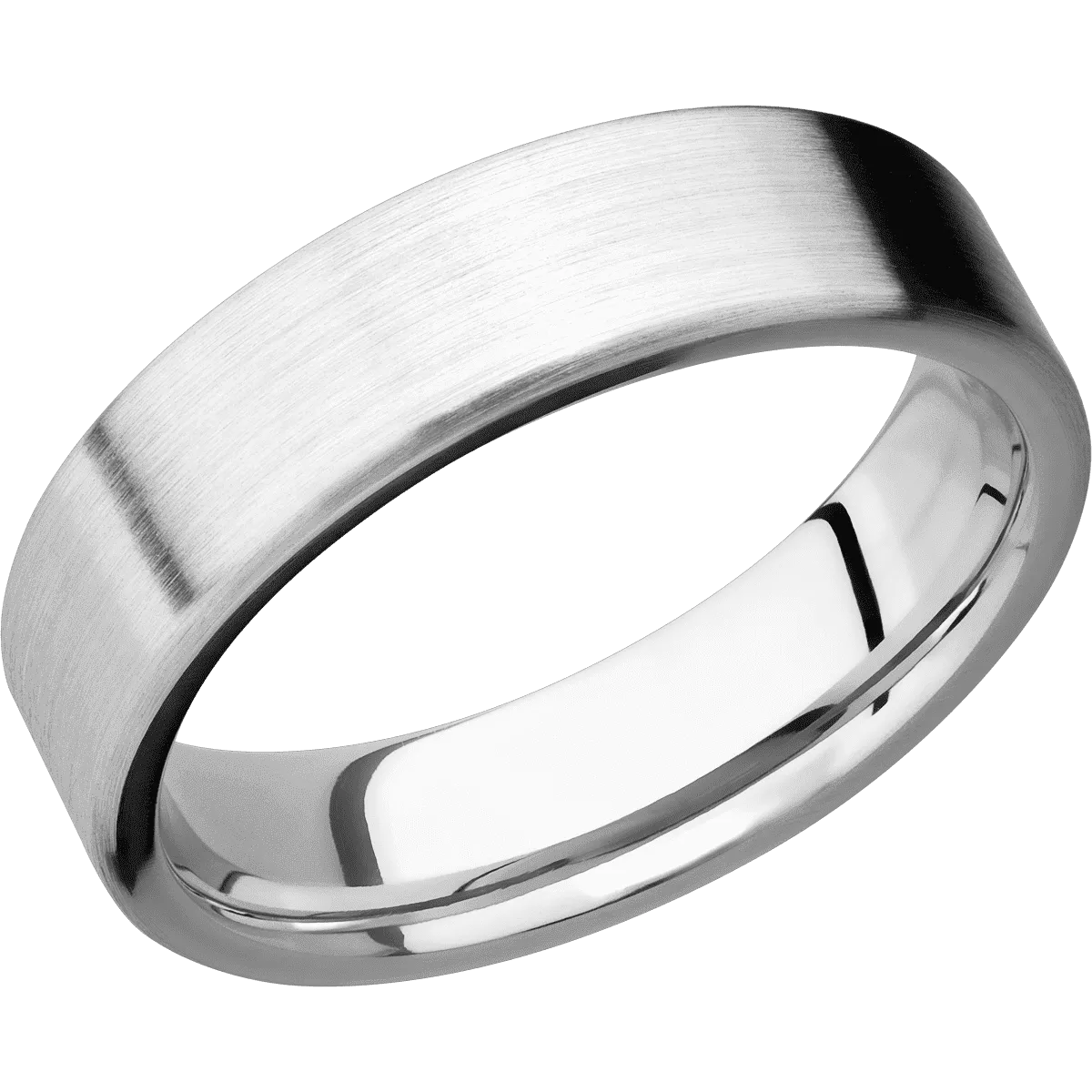 14K White Gold with Satin Finish