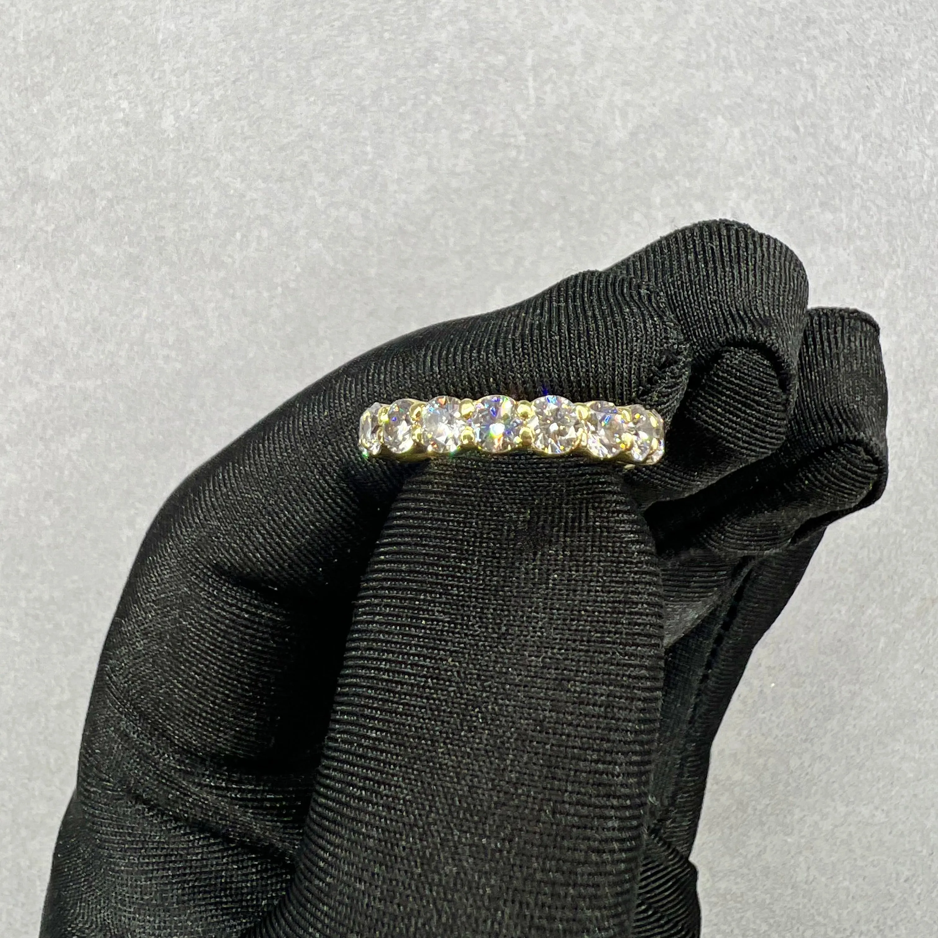 18kt Yellow Gold Diamond Eternity 3.40ctw G Vs2