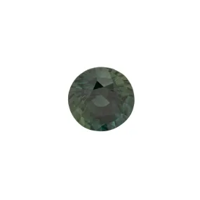 2.13ct Round Cut Peacock Green Australian Sapphire SR300