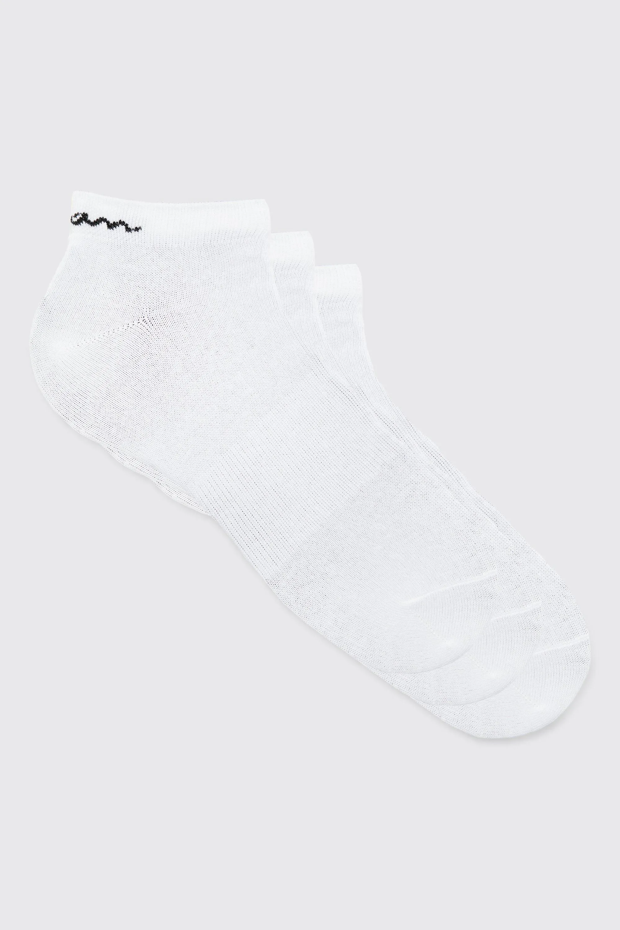 3 Pack Man Signature Sneakers Socks