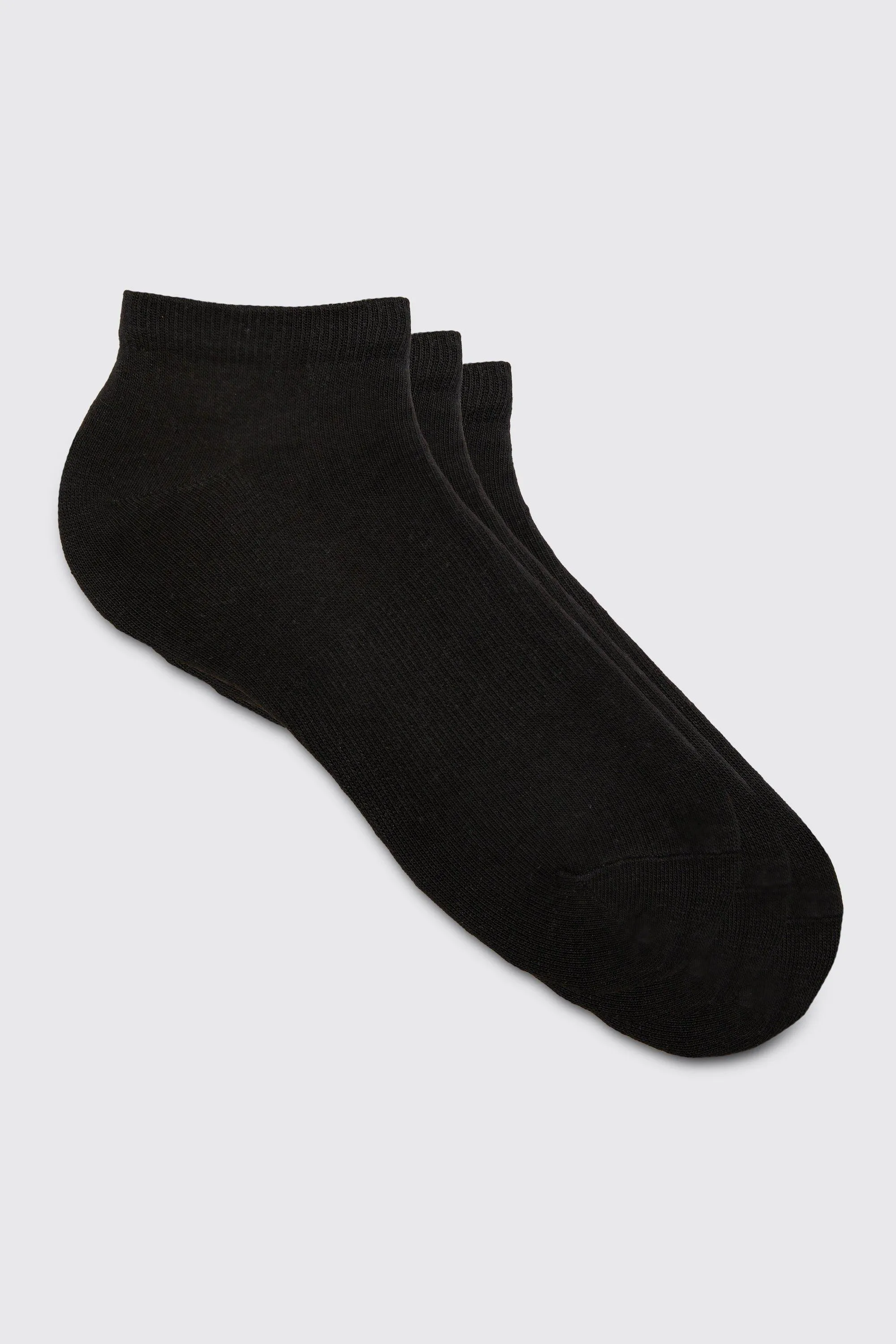 3 Pack Plain Sneakers Socks