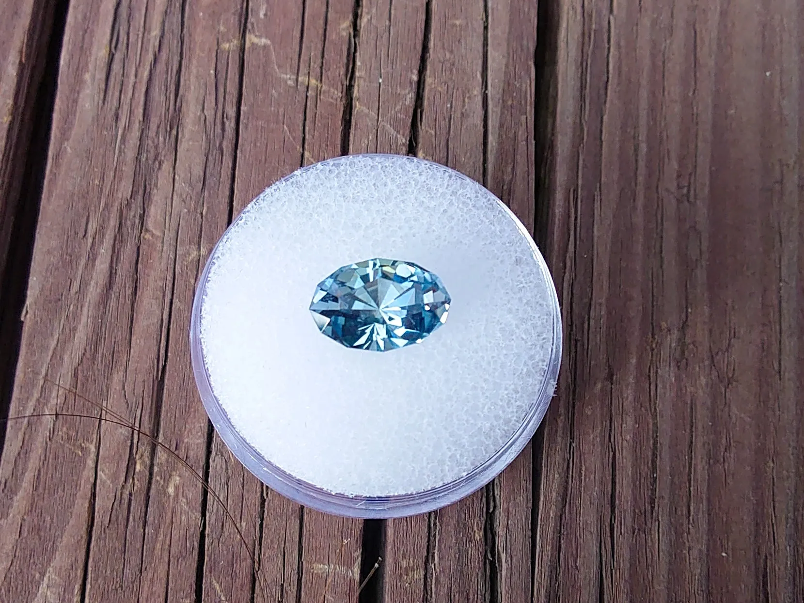 3.27ct MIKE SOEBBING CUSTOM CUT INCREDIBLE BLUE MONTANA SAPPHIRE