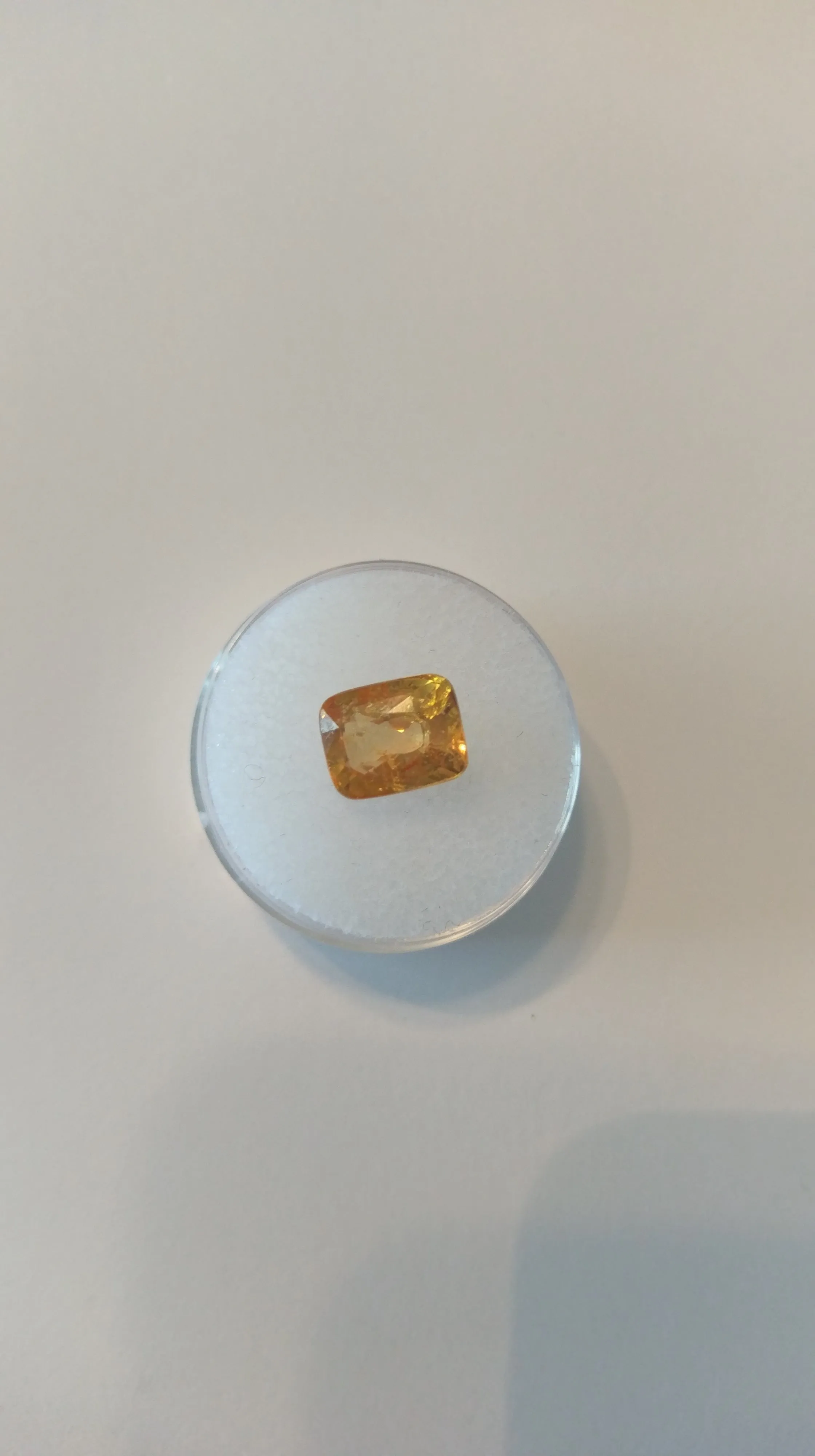 4.10ct MALI GARNET YELLOW/ORANGE EXCELLENT COLOR