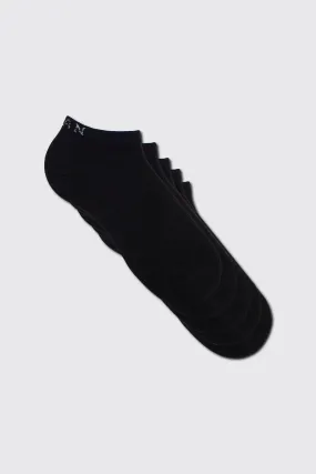 5 Pack Man Sneakers Socks