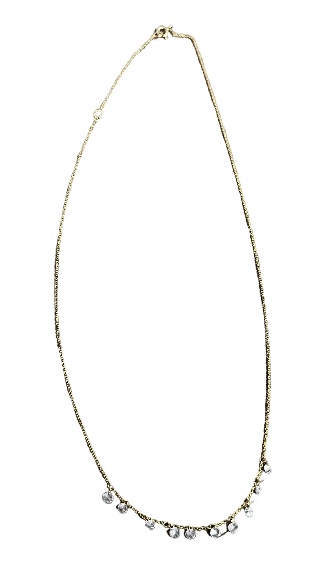 #6 Yellow Gold Dainty Brclt