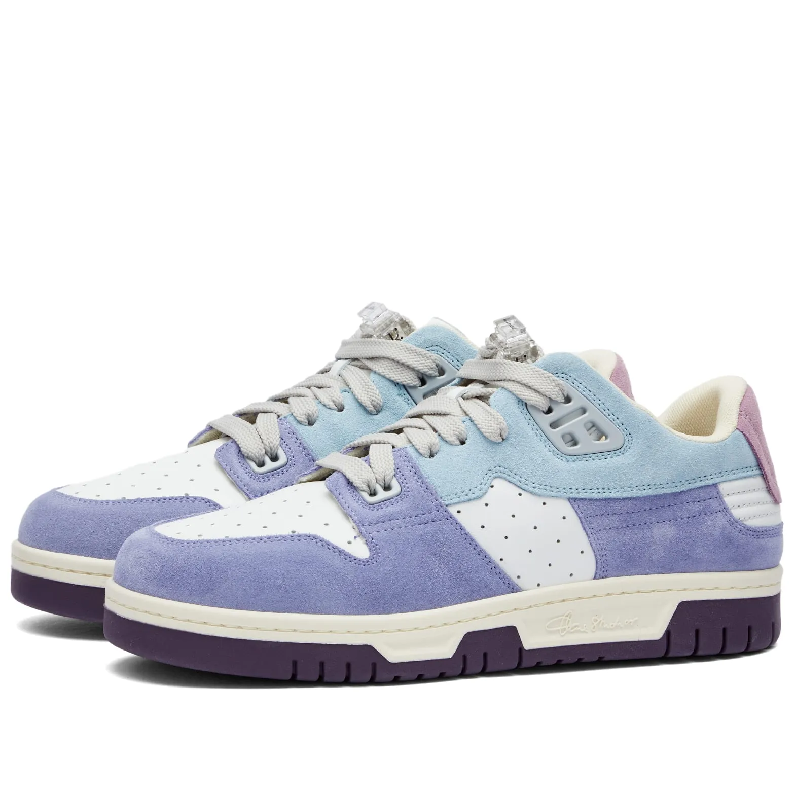 Acne Studios 08STHLM Low Preppy TrainerBlue & White