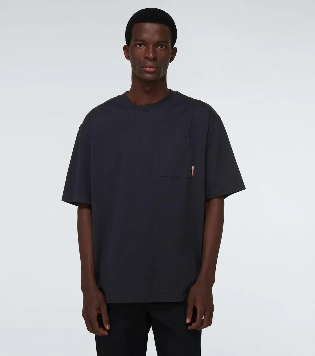 Acne Studios  |Crew Neck Street Style Plain Cotton Short Sleeves Logo