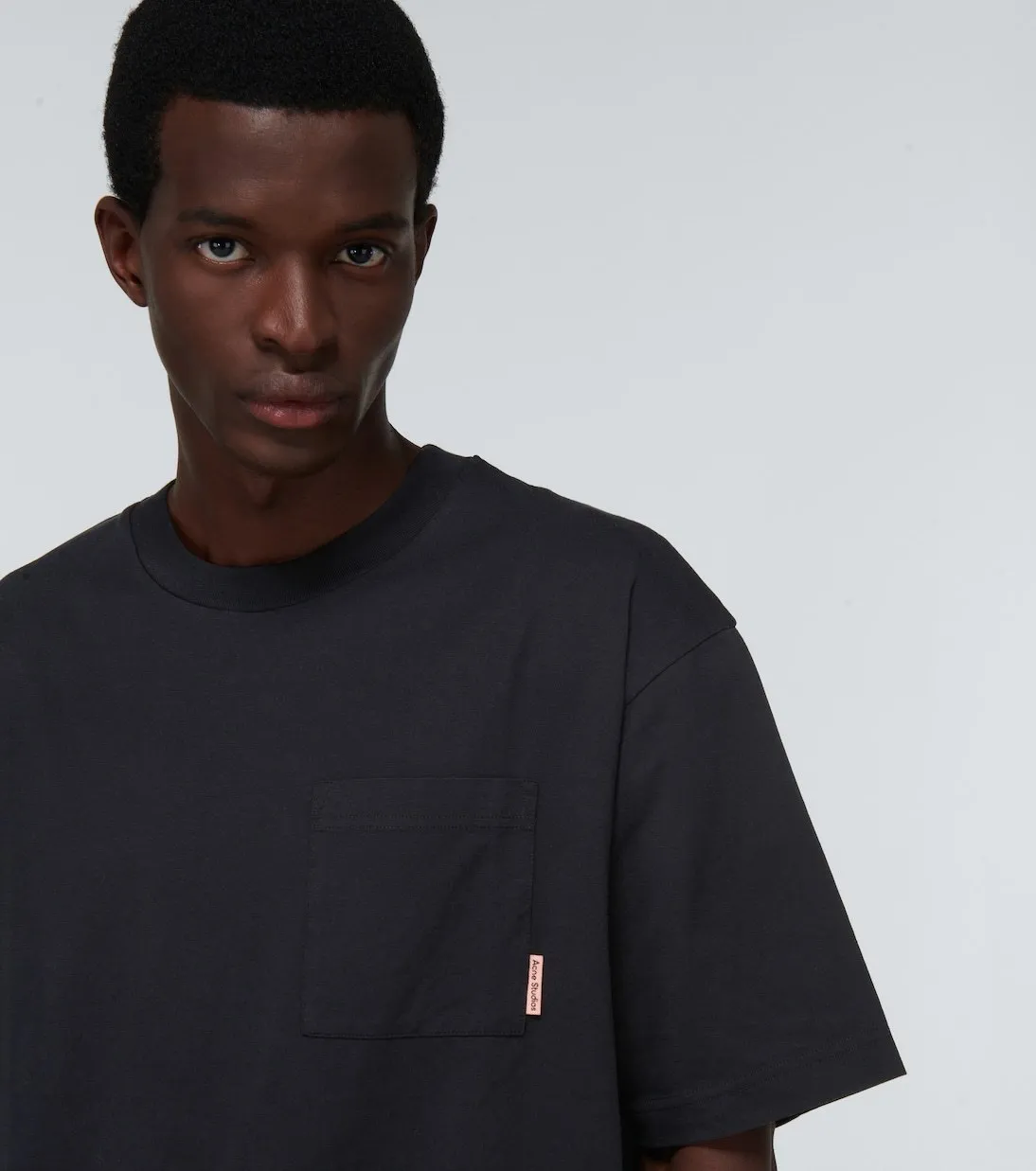 Acne Studios  |Crew Neck Street Style Plain Cotton Short Sleeves Logo