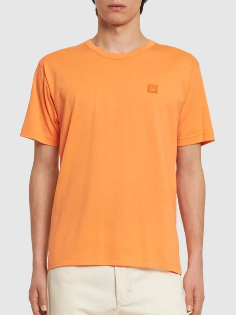 Acne Studios  |Crew Neck Unisex Street Style Plain Cotton Logo Designers