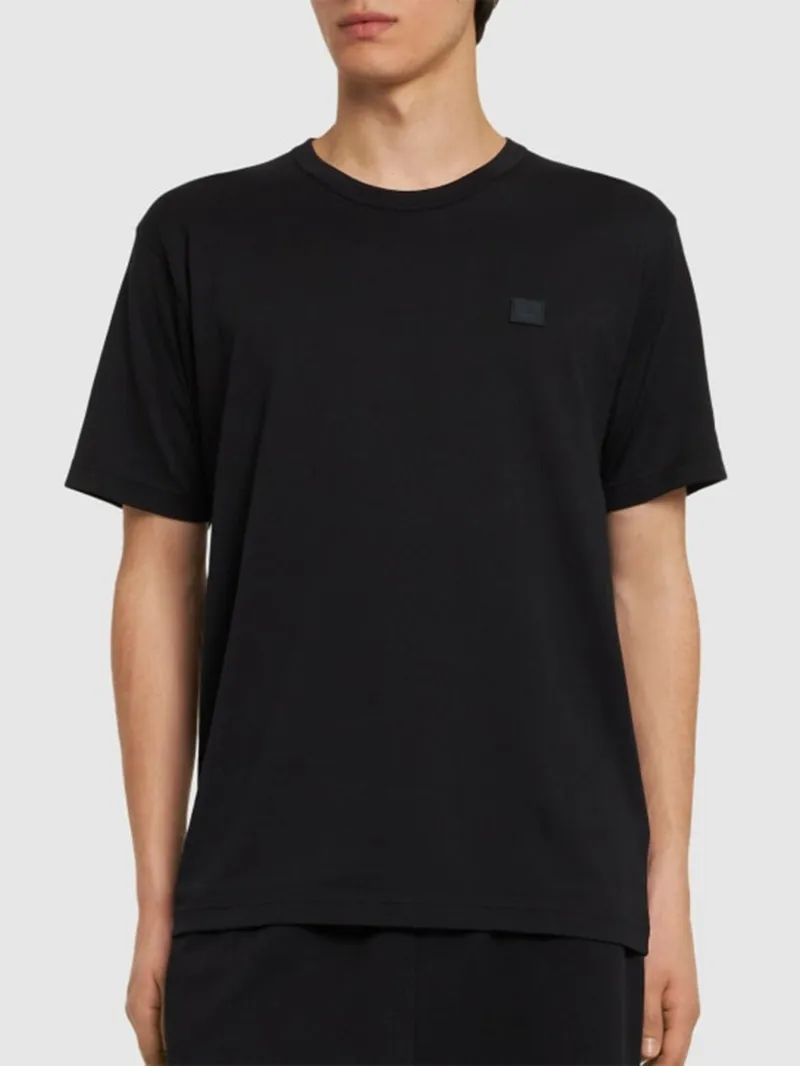 Acne Studios  |Crew Neck Unisex Street Style Plain Cotton Logo Designers