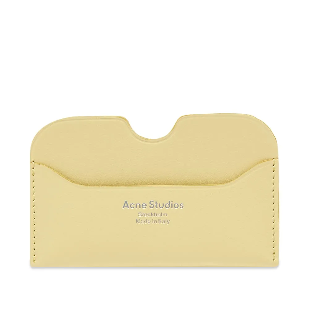 Acne Studios Elmas S Card HolderVanilla Yellow