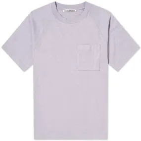 Acne Studios Emeril Reverse Label TeeLilac Purple