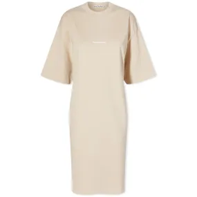 Acne Studios Erin Stamp Mini DRessChampagne Beige