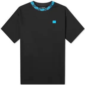 Acne Studios Eternal Rib Face T-ShirtBlack & Blue