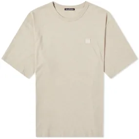 Acne Studios Exford Face T-ShirtOatmeal Melange