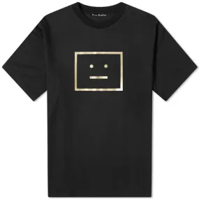 Acne Studios Exford Metallic Face TeeBlack