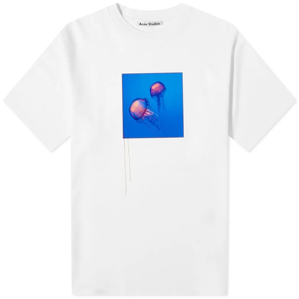 Acne Studios Extorr Jellyfish TeeOptic White