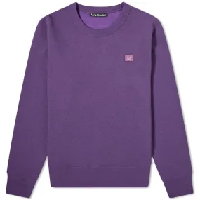 Acne Studios Fairview Melange Face Crew SweatElectric Purple