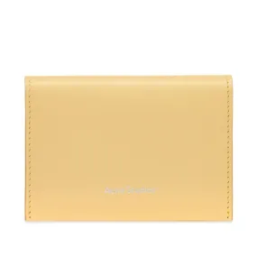 Acne Studios Flap Card HolderVanilla Yellow