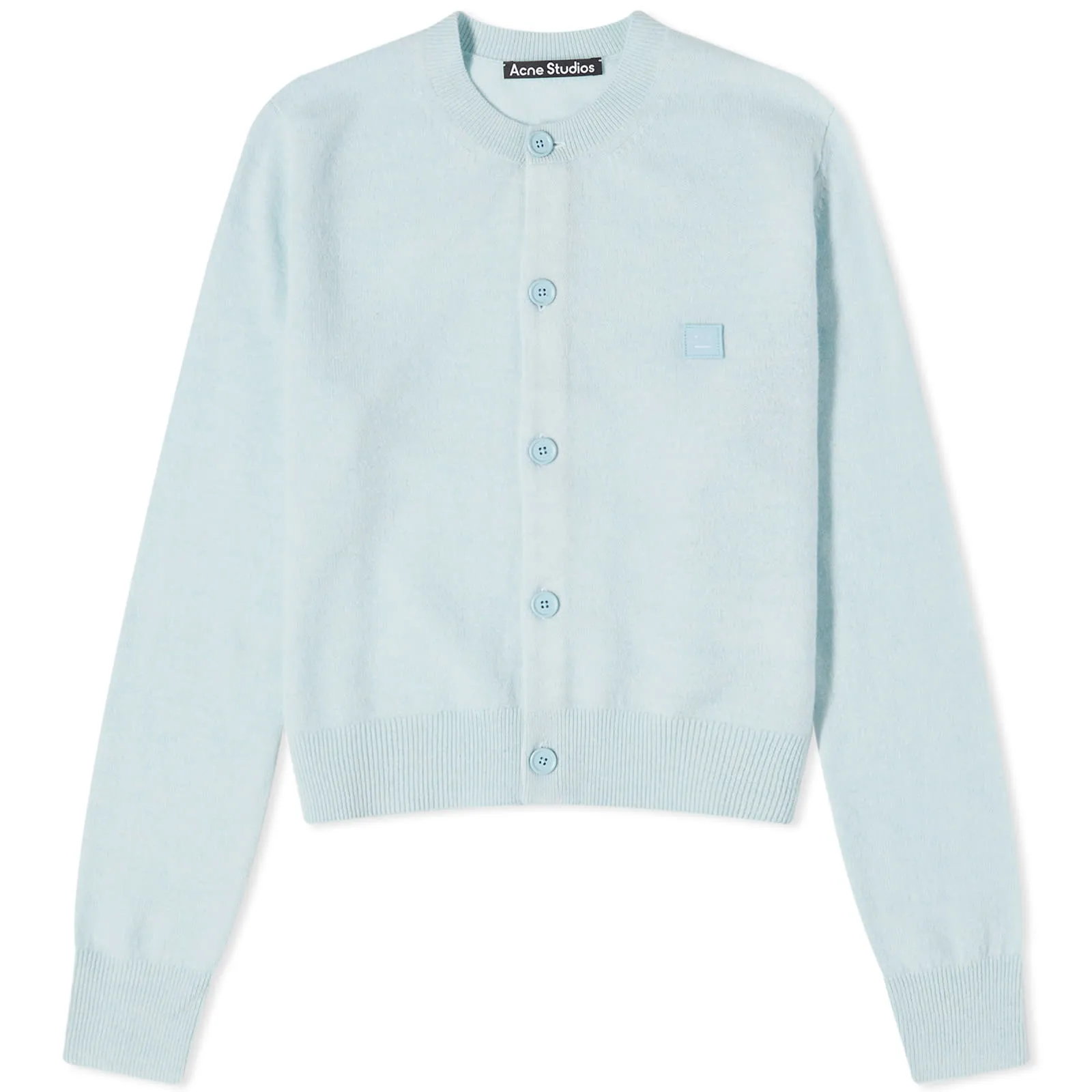 Acne Studios Keva Face CardiganSky Blue Melange