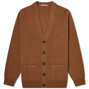 Acne Studios Kohan Lambswool CardiganDark Camel