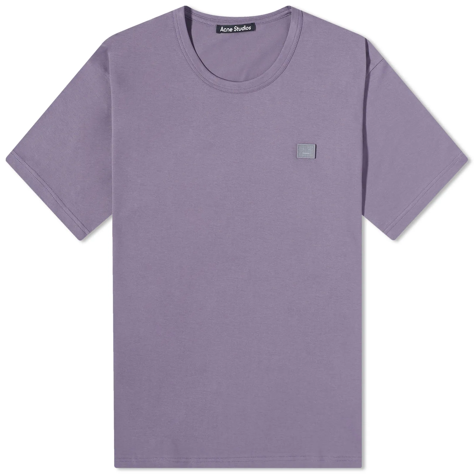 Acne Studios Nash Face T-ShirtFaded Purple