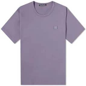 Acne Studios Nash Face T-ShirtFaded Purple