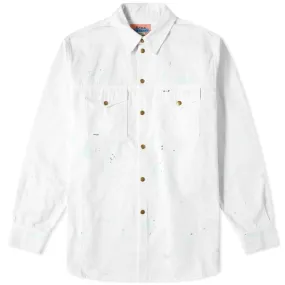 Acne Studios Painter OvershirtWhite Multicolour