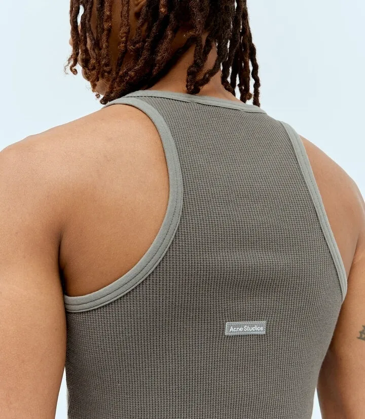 Acne Studios  |Street Style Plain Cotton Logo Designers Tanks