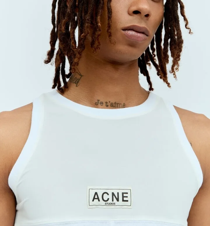 Acne Studios  |Street Style Plain Logo Designers Tanks