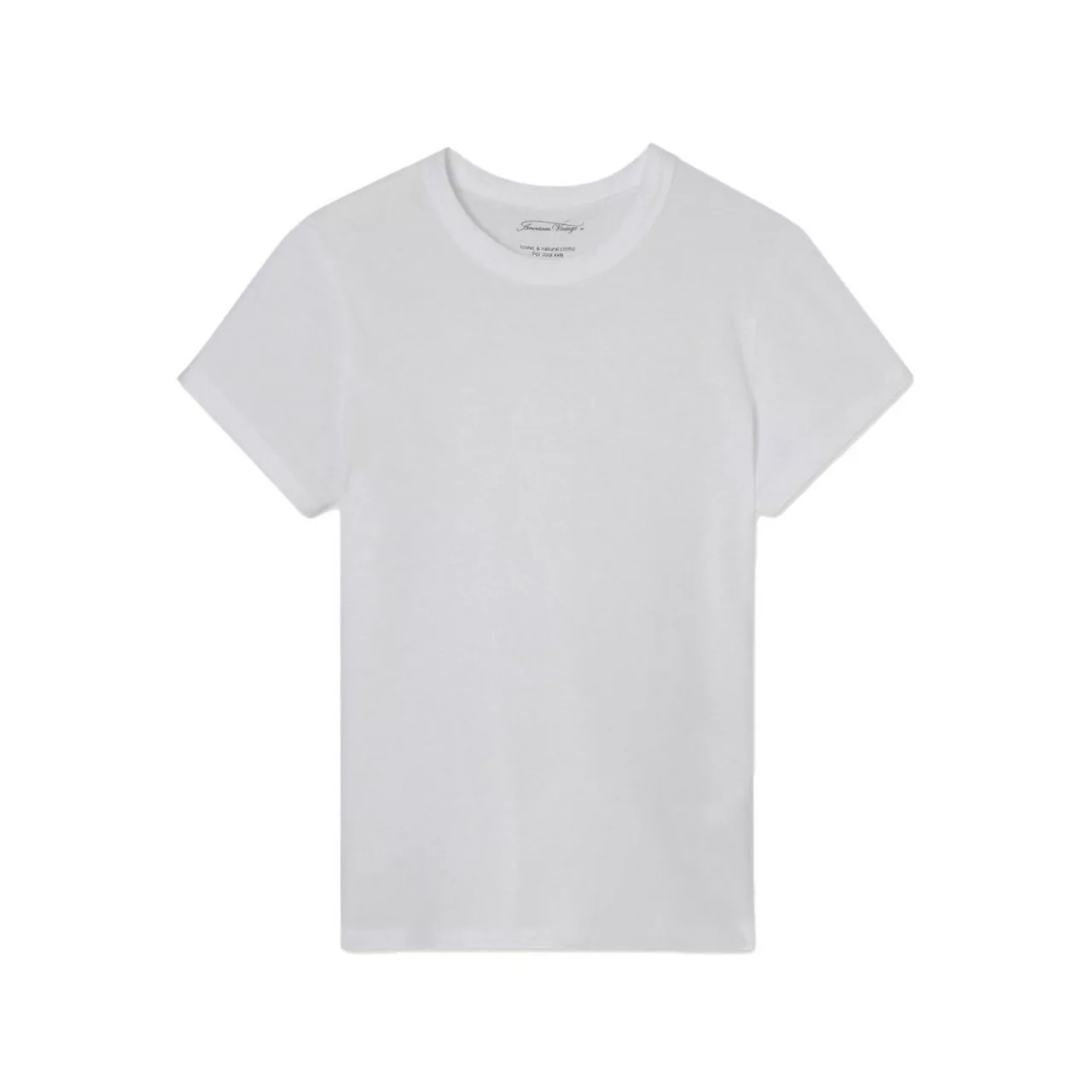 AMERICAN VINTAGE Devon Solid T-Shirt - White