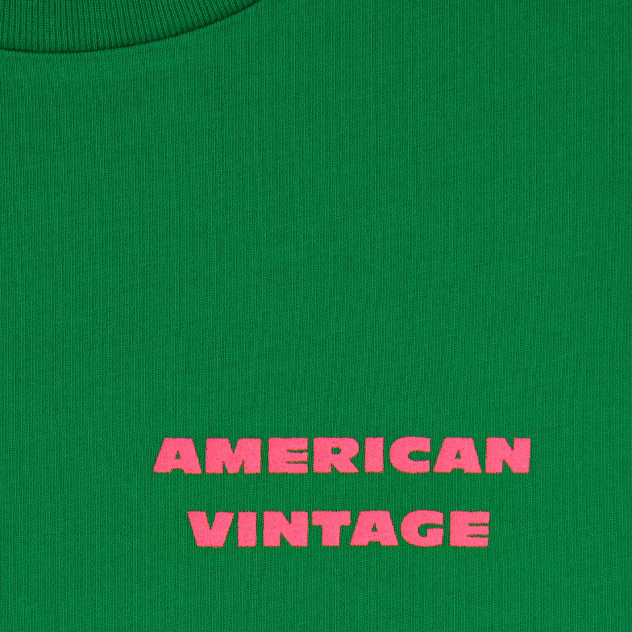 AMERICAN VINTAGE Fizvalley Logo T-Shirt - Dark Green