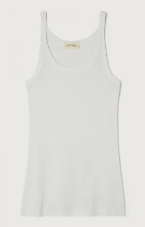 American Vintage IRYSON Crew Neck Tank in White 