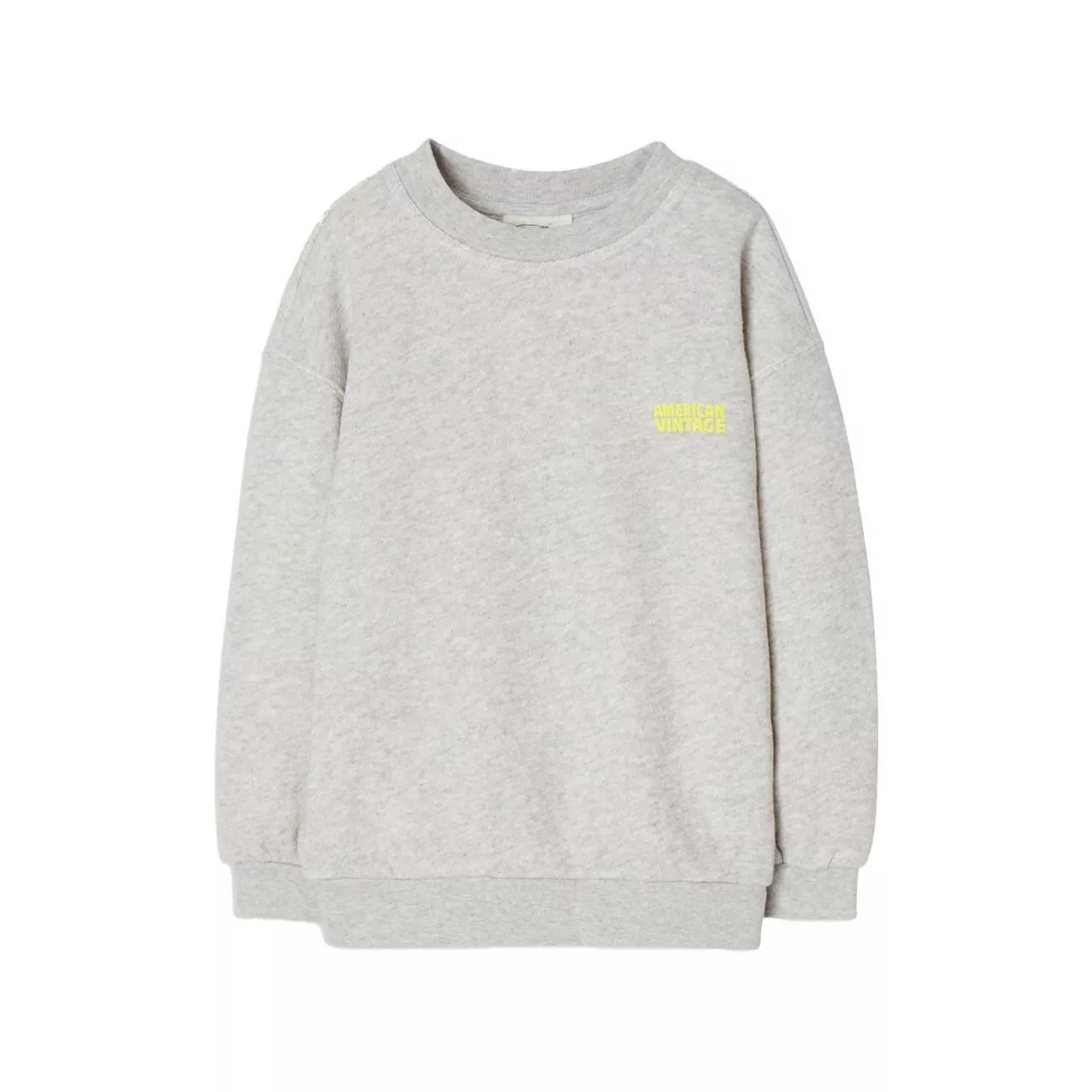 AMERICAN VINTAGE Kodytown Logo Sweatshirt - Light Grey