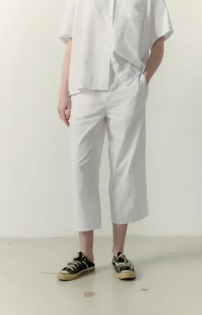 American Vintage RYTY Straight Pants in White 