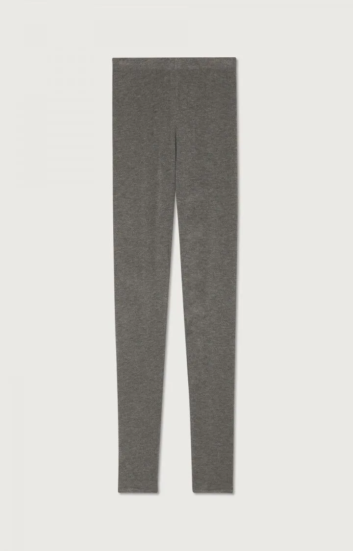 American Vintage VEDINY Leggings in Charcoal Melange 