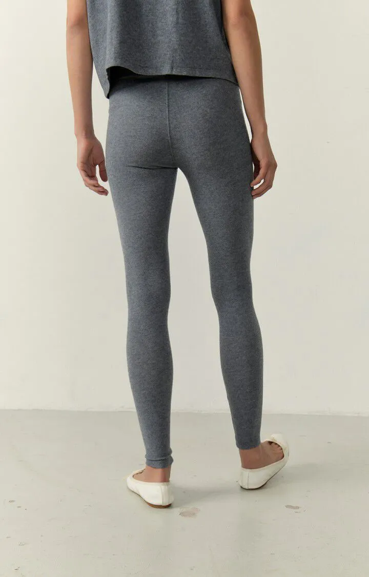 American Vintage YPAWOOD Leggings in Anthracite 