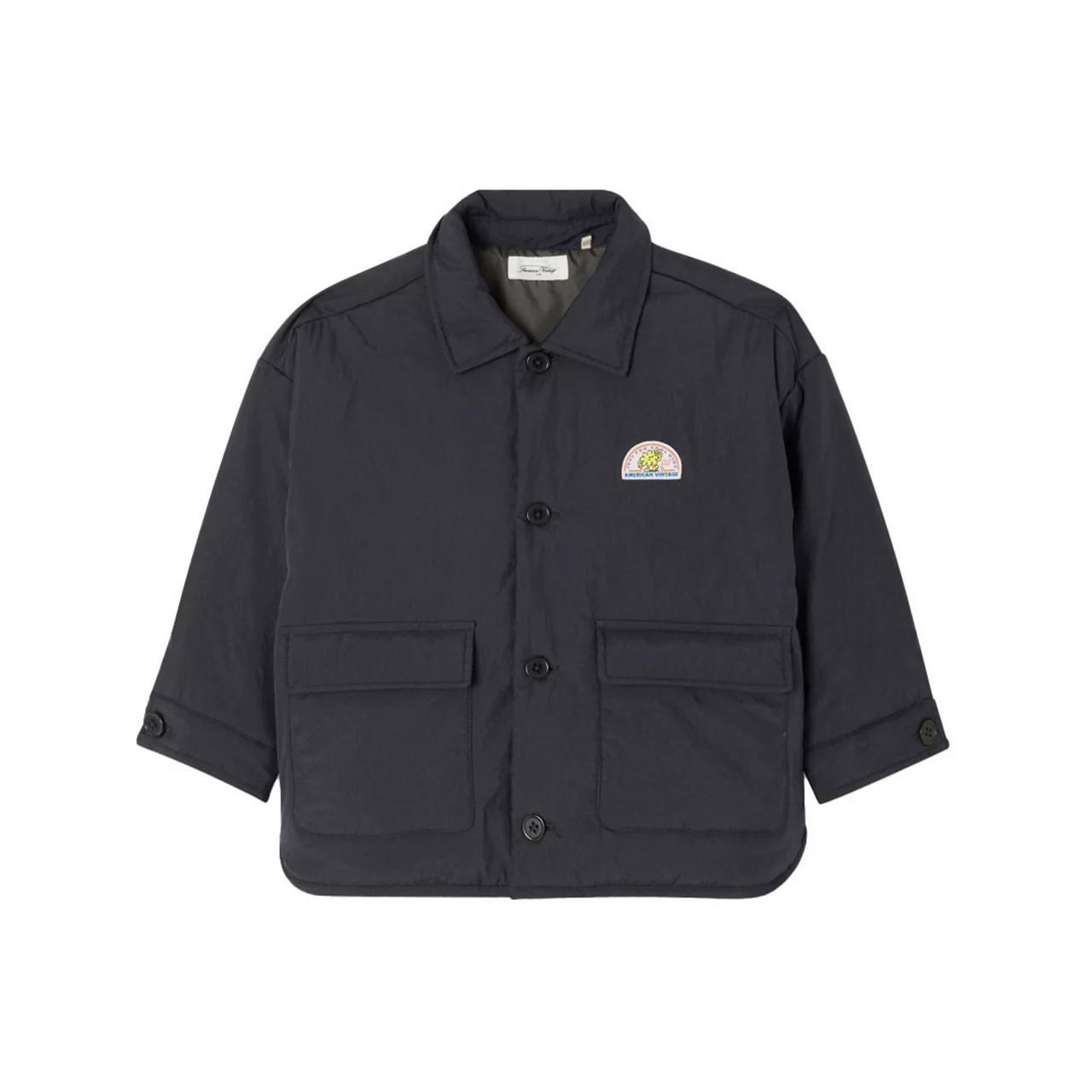 AMERICAN VINTAGE Zotcity Logo Jacket - Charcoal