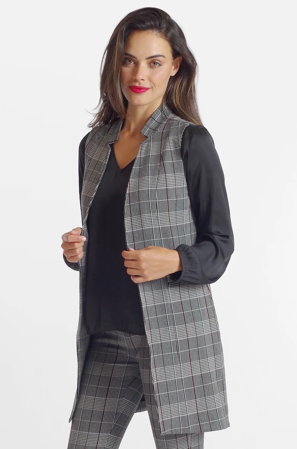 Angelina Vest - Sussex Plaid: FINAL SALE