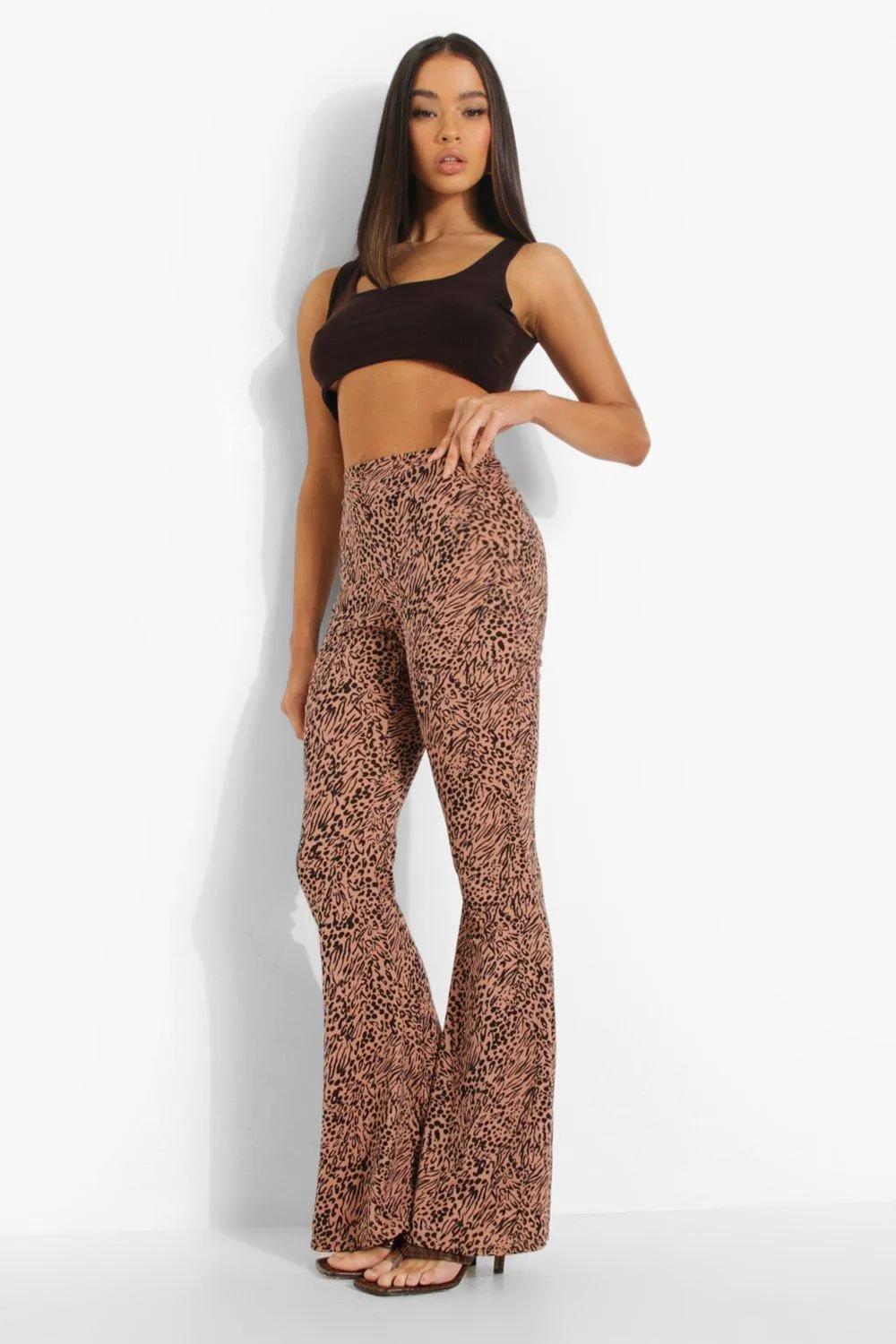 Animal Rib Flare Pants