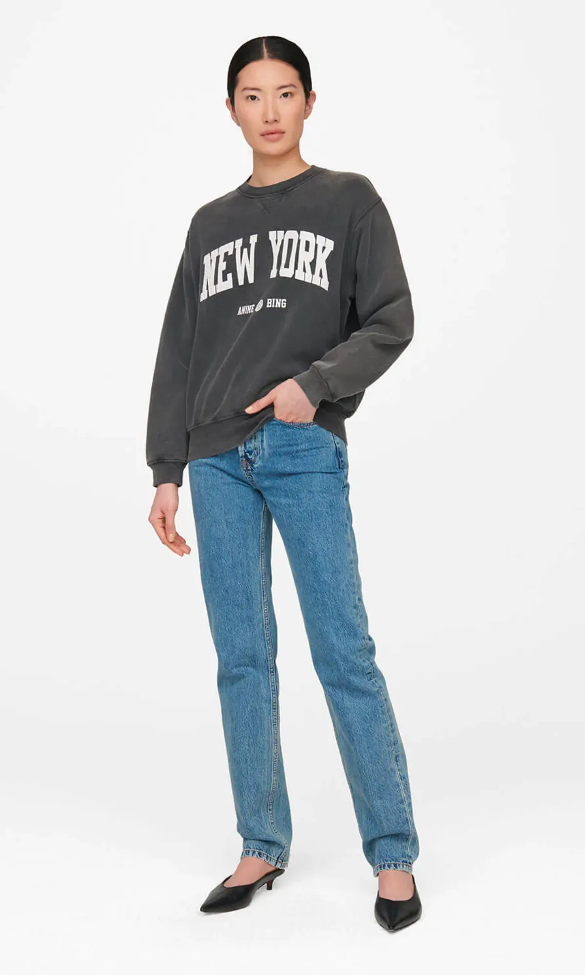 ANINE BING | Ramona Sweatshirt University New York