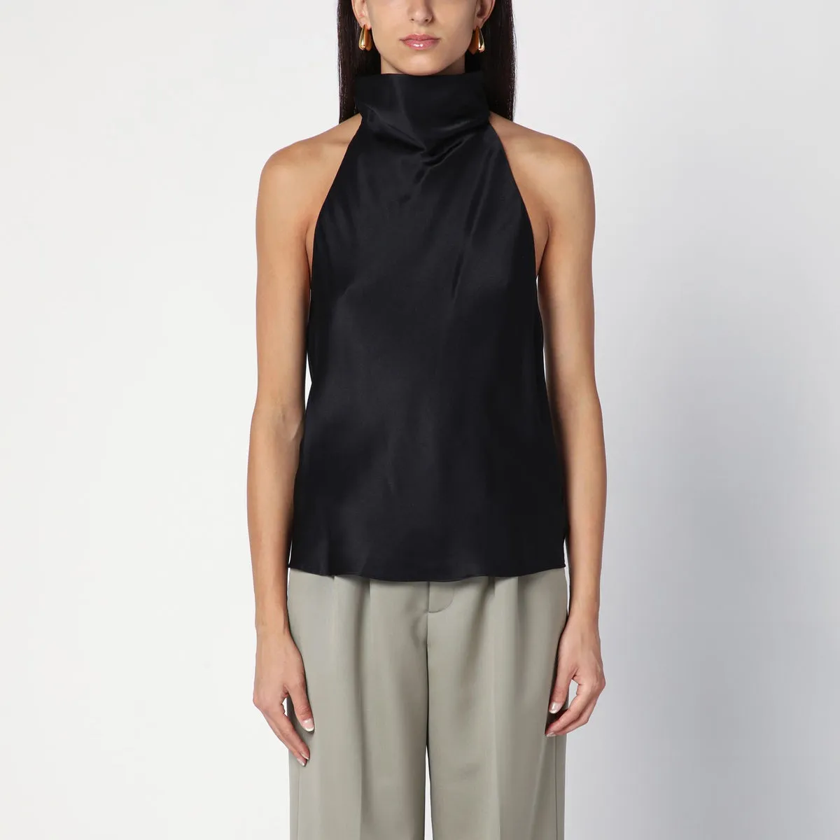 Anine Bing    Anine Bing Black Silk Top