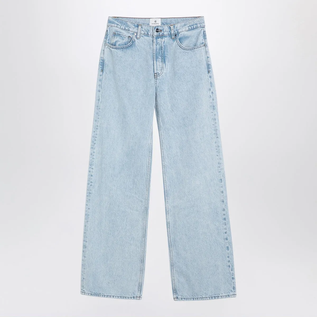 Anine Bing    Anine Bing Light Blue Wide Denim Jeans